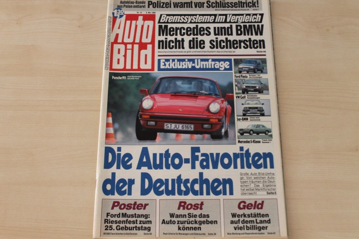 Deckblatt Auto Bild (19/1989)